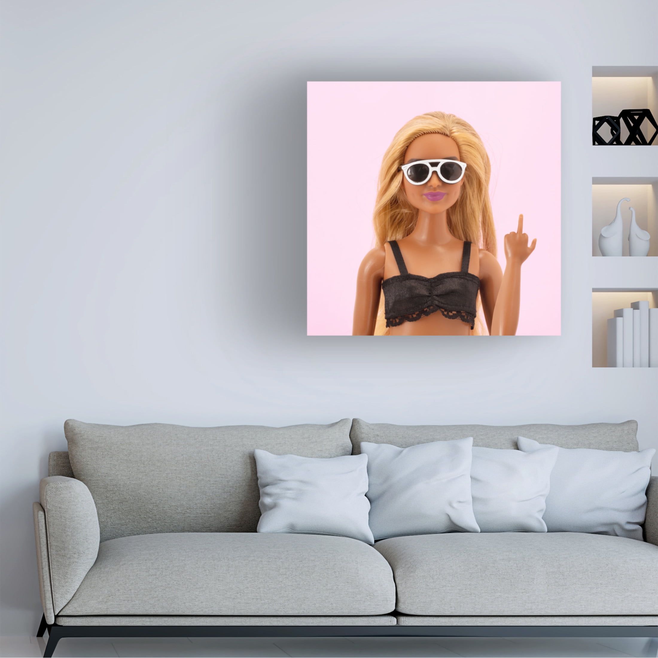 Julia Ramiro 'Kbye2' Canvas Art