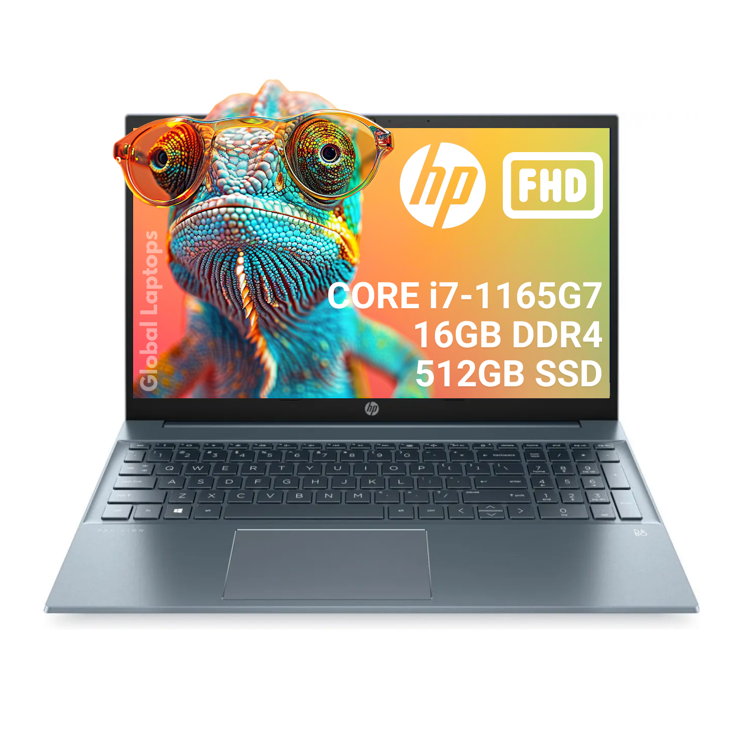 Laptop HP 15-EG0081 Core i7-1165G7, 16Gb Ram 512 Ssd FHD | Bodega