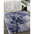 thumbnail image 3 of Ahgly Company Machine Washable Indoor Rectangle Industrial Modern Wisteria Purple Area Rugs, 8' x 12', 3 of 7