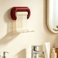 thumbnail image 4 of Toothbrush Holders Adhesive Wall Mounted Plastic Bathroom Organizer Detachable Storage Rack, 4 of 6