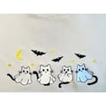 thumbnail image 4 of Halloween Ghost Cat Embroidered Sweatshirt, 4 of 5