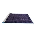 thumbnail image 2 of Ahgly Company Machine Washable Indoor Rectangle Oriental Blue Industrial Area Rugs, 3' x 5', 2 of 4