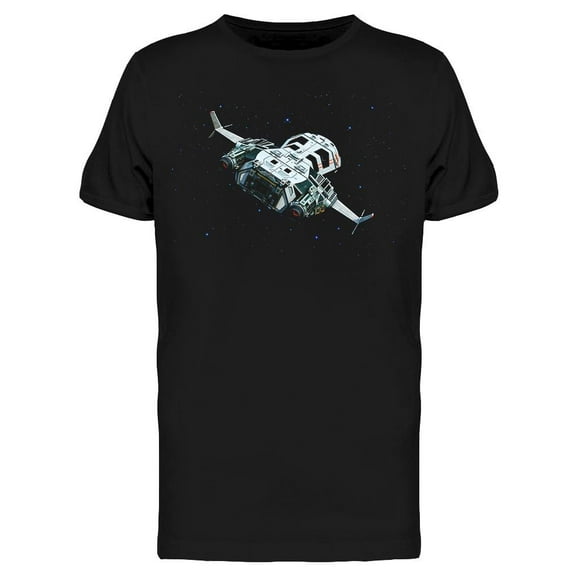 Spaceship Near The Stars T-Shirt Men -Image by Shutterstock, Male Large