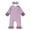 Purple, variant on Piomll Outfit Sets for Girls Striped Lace Romper Headband 2 Pcs Toddler Sun Summer Kids Clothing