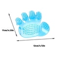thumbnail image 4 of Methold Cepillo de eliminación, práctico y útil, lindo peine para cachorros, guante de aseo para gatos, masaje de limpieza, cepillos de Suministros para perros azul1pcs, 4 of 5