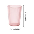 thumbnail image 2 of High-grade Acrylic Plastic Drinking Mug, 380ml, Transparent Cup, Simple and Atmospheric Design, Suitable for Water, Green Red, 2 of 4