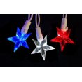 thumbnail image 2 of Set of 30 Red, White & Blue 4th of July Patriotic LED Star Lights - White Wire, 2 of 3