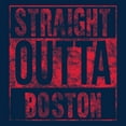 thumbnail image 3 of UGP Campus Apparel Straight Outta Boston - New England Football Hometown Pride Hoodie - Large - Navy, 3 of 6