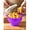 Purple, variant on Silicone Microwave Popcorn Popper, Collapsible Bowl with Handles – Foldable Hot Air Popcorn Maker for Home, Dishwasher Safe
