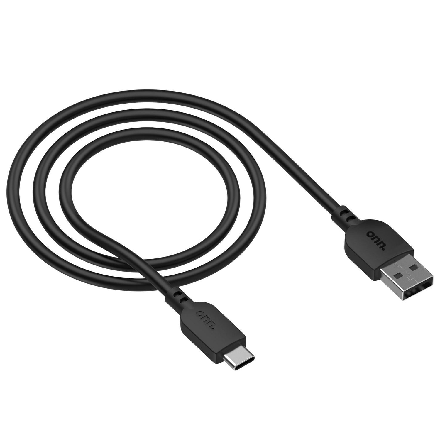 Câble USB à haut débit certifié USB-A vers USB-C de 3 m/10 pi de Onn. Transfère pendant chargement