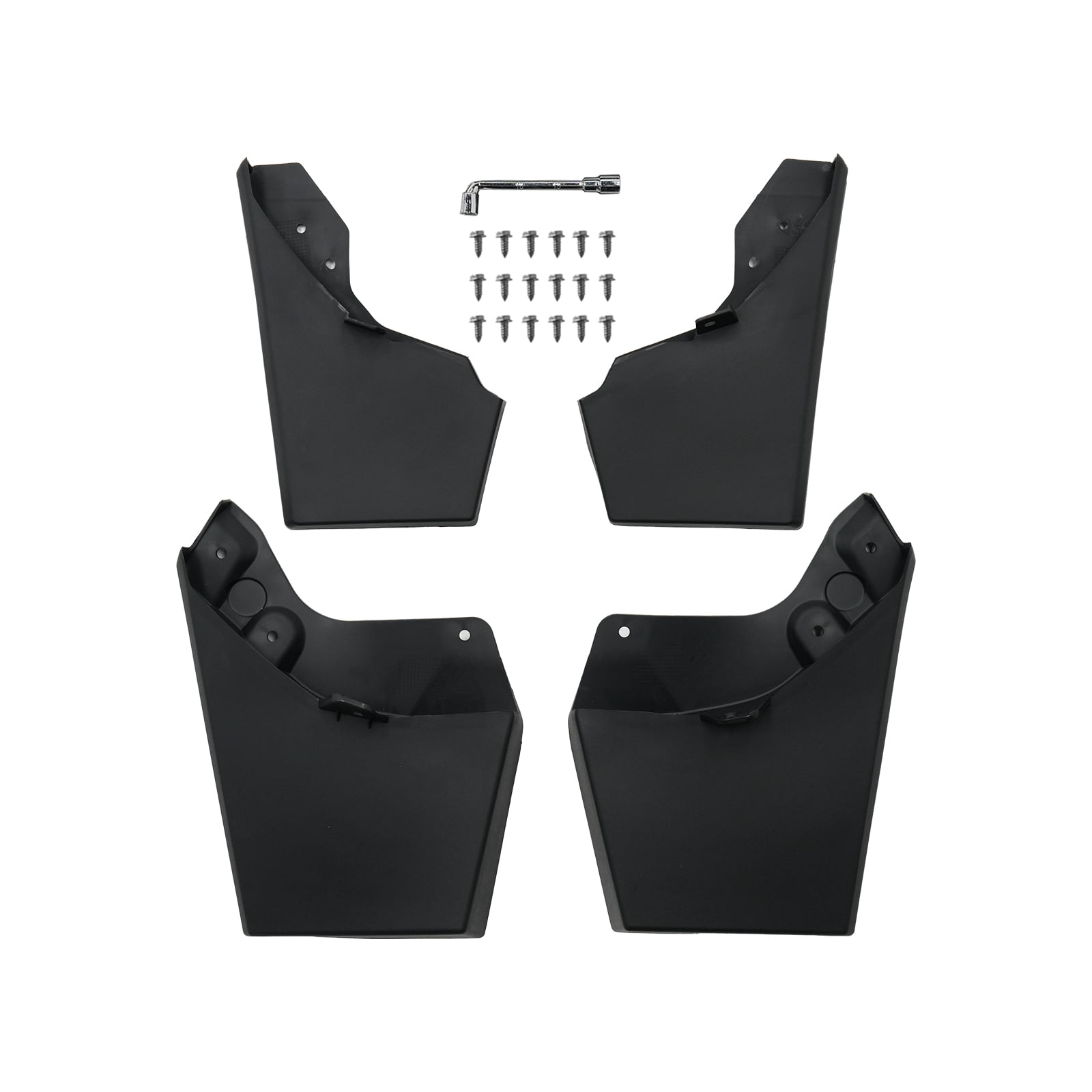 Mud Flaps for 2024 2025 Toyota Tacoma Without Fender Flare Mud Guards Front & Rear No Drilling 4PCS Splash Guards Fender Flares