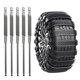 thumbnail image 5 of 2025 Cadenas Para Nieve Reutilizables Cadenas Para Neumáticos Universales Ajustables Con Bridas Para Coches Suv Camionetas Cadenas Portátiles De Emergencia Para Nieve Y Barro Cadenas Para Neumá, 5 of 6