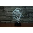 thumbnail image 3 of 3D Eagle Owl Night Light Touch Table Desk Optical Illusion L, 3 of 6