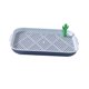 thumbnail image 3 of Entrenamiento para ir al baño para perros, bandeja para orinal, almohadilla de entrenamiento, caja de arena para inodoro, entrenador para orinal para Gris Salvador Dali Bandeja sanitaria, 3 of 10