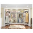 L6 Garment Rack L Shaped Clothes Rack for Corner, Metal Freestanding
