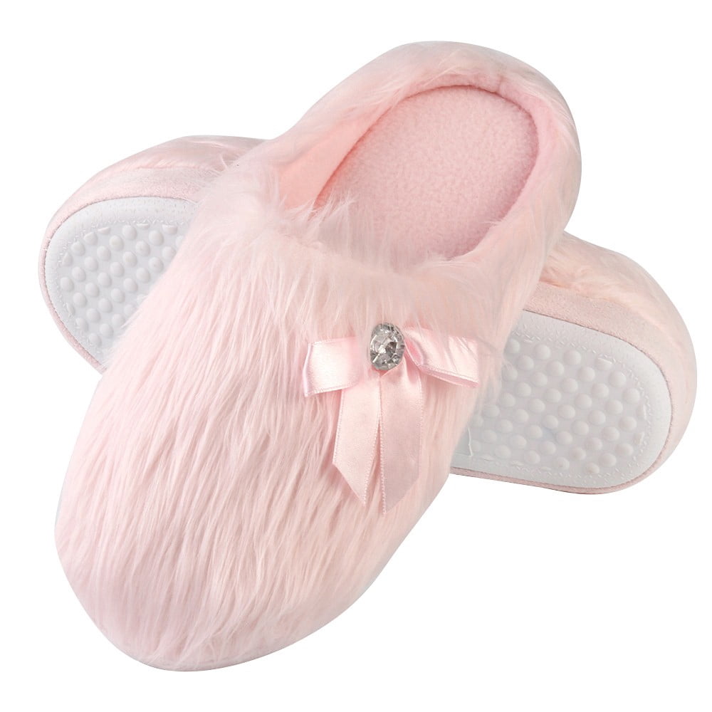 Aerusi Mila Fringe Women's Slip-on Home Slippers Indoor H