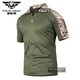 thumbnail image 3 of Ropa de rana para hombre y mujer, camisa táctica de manga corta de secado rápido para acampar al aire libre, camisetas deportivas de camuflaje para caza y pesca, verano, 3 of 5