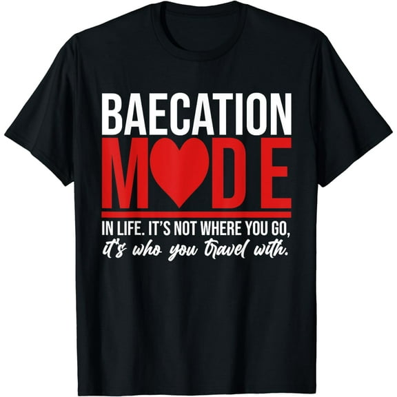 Cute Couples Trip Matching Vacation Baecation Vibes Gifts T-Shirt