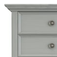 thumbnail image 6 of Amherst 24 inch Wide Solid Wood Transitional Bedside Table in Fog Grey, 6 of 14