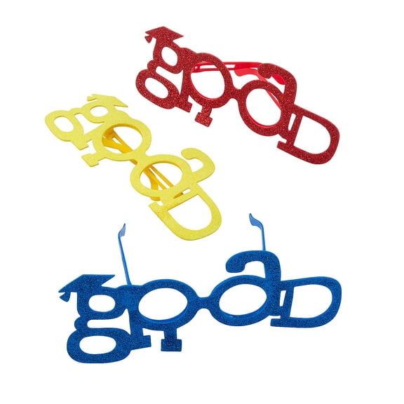 Fun Express Kids’ Silly Graduation Glasses - 12 Pc.