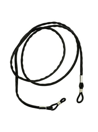 Braided Black Leather Necklace Cord