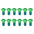 thumbnail image 1 of Bike Disc Brake Rotor , 12pcs Sturdy Bicycle Rotor Screw Flat  For Road Bicycles For Mountain Bikes Red,Green,Blue,Multicolor, 1 of 8