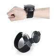 thumbnail image 2 of EeaseCA 2pcs Bike Rear View Mirror Adjustable Wrist Wear Mirror Cycling Wristband Safety Back Rear View Mirror (Black), 2 of 8
