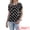 Black, variant on DARING DIVA Women's Polka Dot Top Vintage Short Sleeve Summer Casual Blouse XS Black