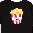 thumbnail image 4 of Inktastic Cute Kawaii Popcorn Boys or Girls Long Sleeve Toddler T-Shirt, 4 of 5