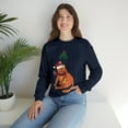 thumbnail image 5 of Cat Butt Christmas Kisses - Unisex Heavy Blend™ Crewneck Sweatshirt, 5 of 5