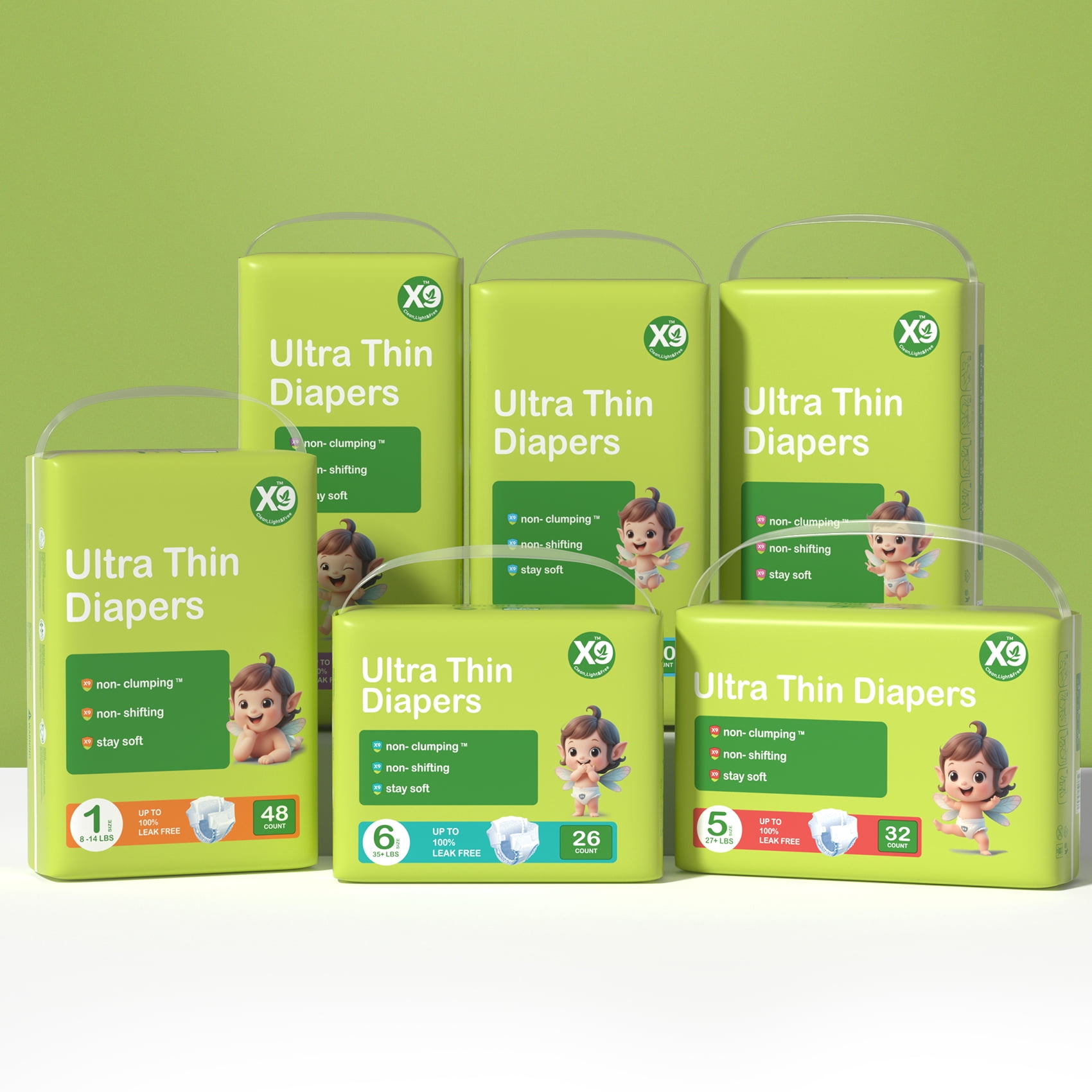 X9 Ultra Thin Diapers