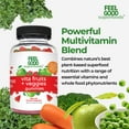 thumbnail image 5 of FeelGood Superfoods Vita Fruits and Veggies Supplements, Multivitamin Fruit and Vegetable Gummies, 25 Fruits and Vegetables, Watermelon and Apple Flavors, Vegan, Non-GMO, 60 Count, 5 of 7