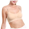 thumbnail image 3 of KAKOWELY Bralette Sin Costuras Beige Para Ejercicio Con Textura Cómoda Y Resistencia, 3 of 5