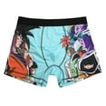 thumbnail image 4 of Dragon Ball Z Anime Cartoon Mens 3-Pack Boxer Briefs Set, Black, Medium, 4 of 4