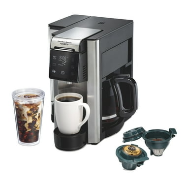 Hamilton Beach FlexBrew Advanced 5-in-1 Coffee Maker, Removable Dual-Position 60 oz. Water Reservoir, 49927