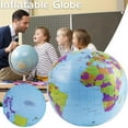 thumbnail image 4 of Inflatable Map Balloon Ball World Earth GeographyAtlas Education Toy, 4 of 7