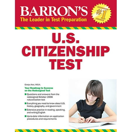 Barron's U.S. Citizenship Test (Best Way To Study For Citizenship Test)