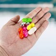 thumbnail image 3 of HEVIRGO 10 Pcs Perles de Hochet de Pêche Double Hochet Attractif ABS Assorti pour Pêche, 3 of 10