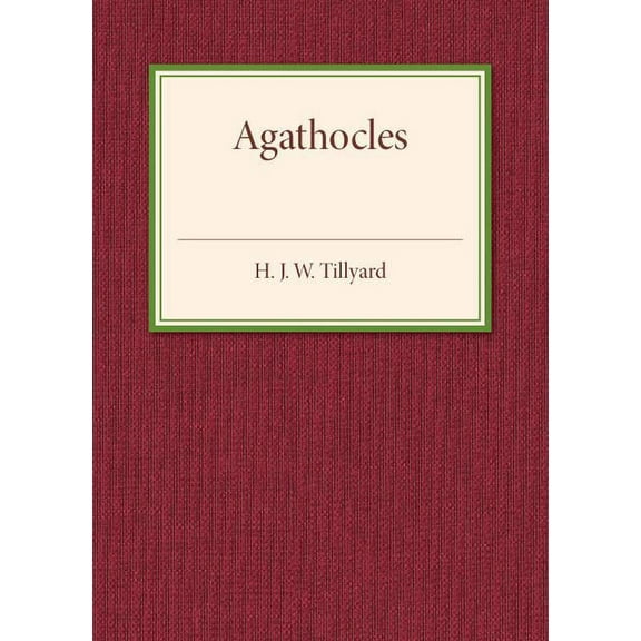 Agathocles, (Paperback)