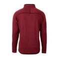 thumbnail image 3 of Men's Cutter & Buck Red Atlanta Falcons Mainsail Sweater-Knit Half-Zip Pullover Jacket, 3 of 3
