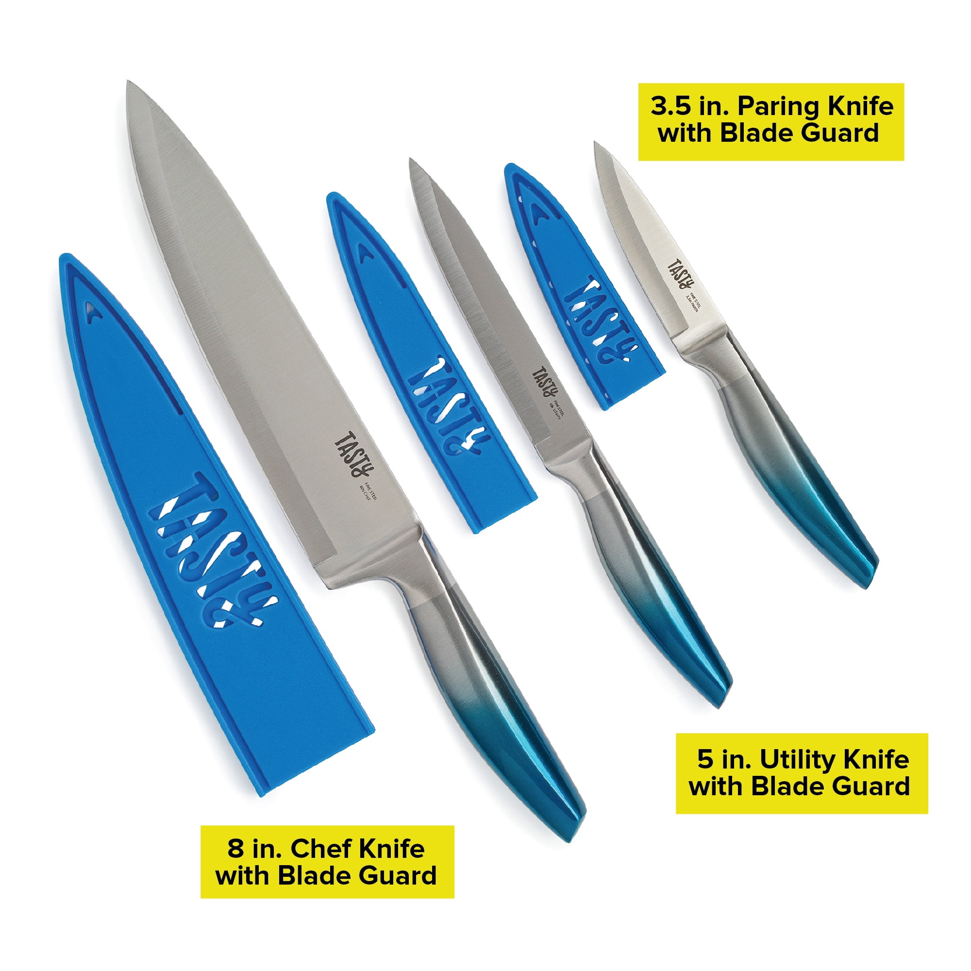 Blue Professional Kitchen Knife Chef Set Kitchen Knife Set Stainless  SteelNEW