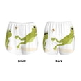 thumbnail image 3 of Balery Hunting Frog Pattern Women's Running Shorts with Liner 2 Pockets Elastic Workout Athletic Gym Yoga Shorts-Medium, 3 of 7