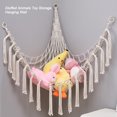 thumbnail image 3 of Ounissouiy Hamaca de almacenamiento de juguetes para niños, cuerda de algodón, pequeños animales de peluche, muñecas colgantes, accesorios de Animales de peluche y juguetes de peluche, 3 of 6