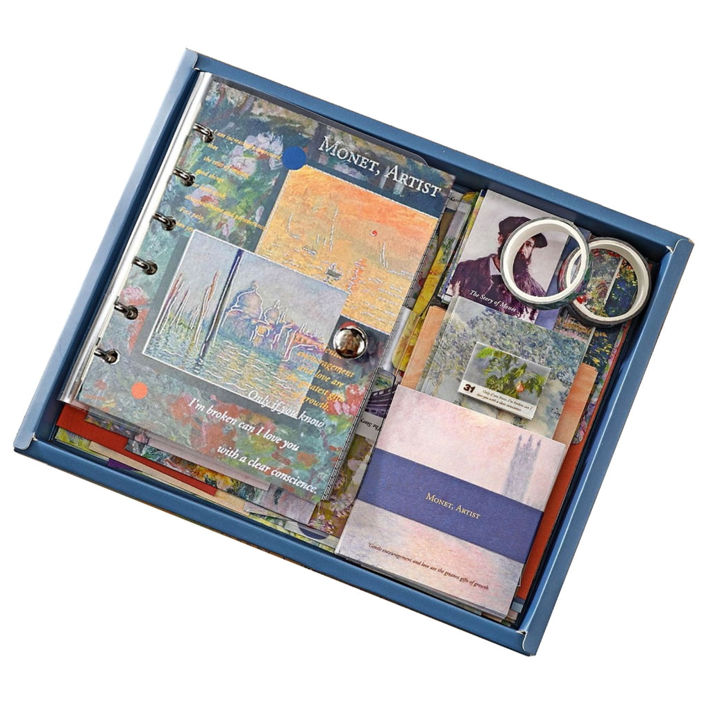 Journal Gift Set Notebook Stickers Bookmarks in Elegant Box for Creative Items