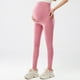 thumbnail image 5 of Amzcrzy 2PC Leggings premamá color liso por encima de la barriga clásicos largo completo cómodos suaves yoga ejercicio informal S-XL Rosa, 5 of 7