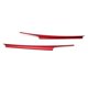 thumbnail image 3 of 2pcs Left Hand Drive Central Control Gear Side Strip Ornament Kit Fit for Mercedes Benz Class C 07-13 Wine Red, 3 of 3
