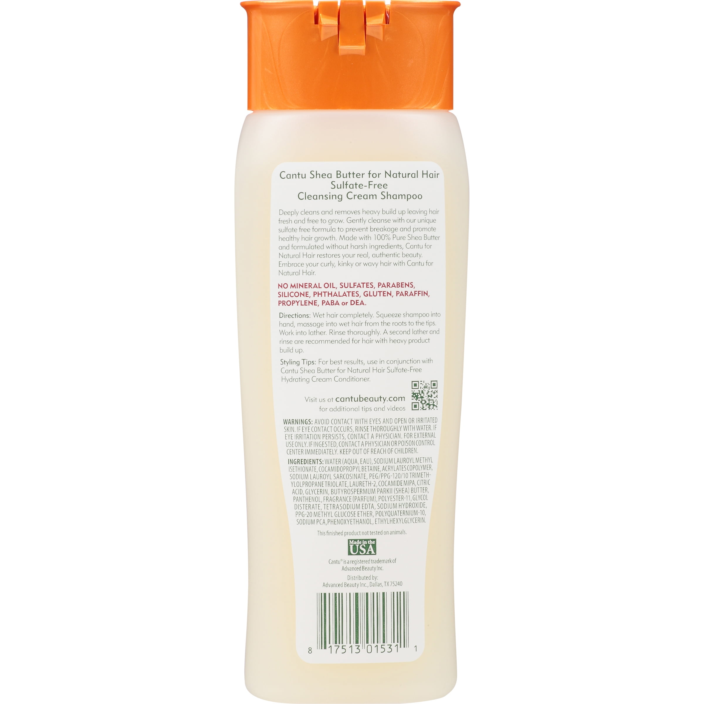 Cantu Shea Butter For Natural Hair Sulfate Free Cleansing Cream