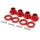 thumbnail image 1 of PCS RC Wheel Hex Driver 17MM Kit de acoplador hexagonal de rueda de aleación de aluminio para HSP 1/8 RC CarRed, 1 of 8