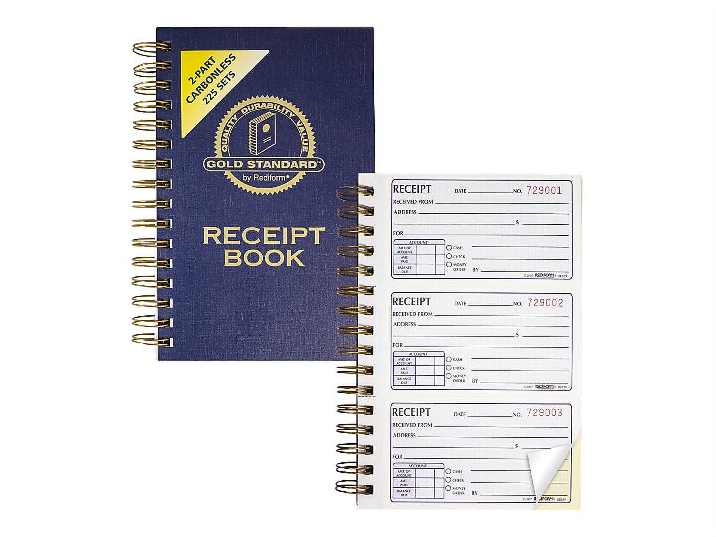 Rediform Gold Standard Carbon Copy Small Spiral Business