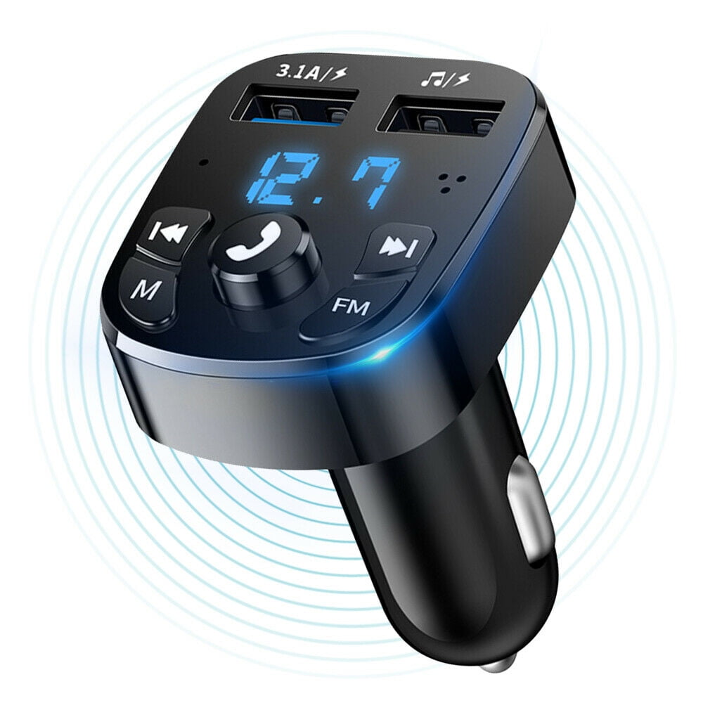 Car FM Transmitter 5.0 Wireless Bluetooth Mp3 Player Handsfree Kit Radio Adopter 